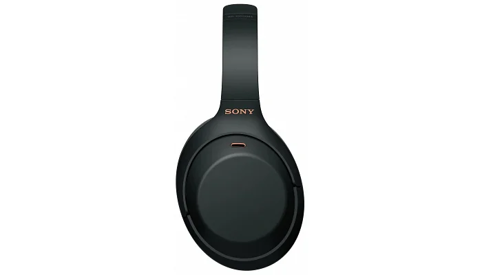 Бездротові накладні навушники Sony Over-ear WH-1000XM4 BT 5.0, ANC, Hi-Res, AAC, LDAC, Wireless, Mic, Чорний, фото № 3