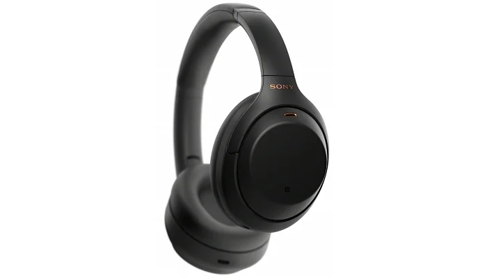 Бездротові накладні навушники Sony Over-ear WH-1000XM4 BT 5.0, ANC, Hi-Res, AAC, LDAC, Wireless, Mic, Чорний, фото № 5