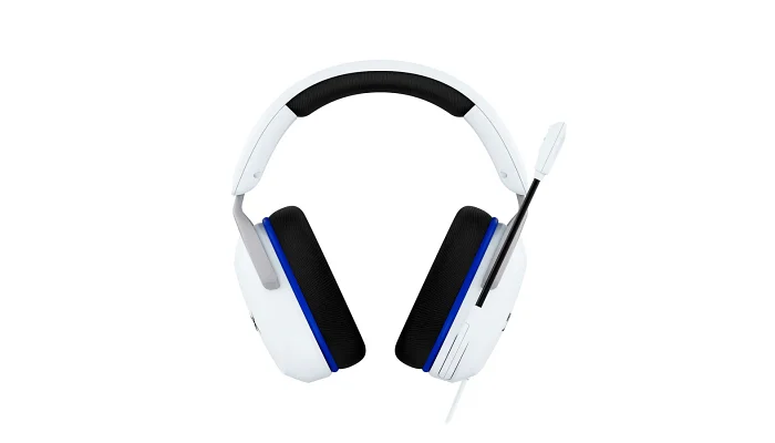 Гарнітура ігрова консольна HyperX Cloud Stinger 2 PS4/PS5, mini-jack, біло-синій, фото № 4