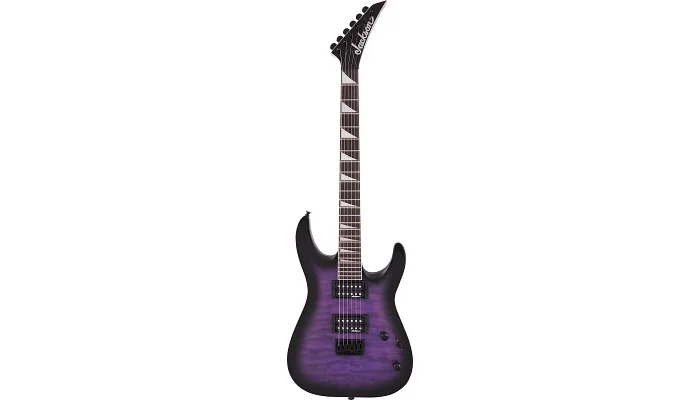 Електрогітара JACKSON JS32Q DKA DINKY ARCH TOP HT TRANSPARENT PURPLE BURST, фото № 1