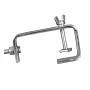 Гачок-затискач для встановлення світлових приладів на ферми EUROLITE TH-50 Theatre Clamp silver