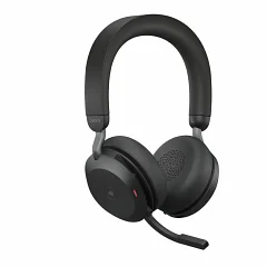 Бездротова гарнітура Jabra EVOLVE2 75 MS Stereo USB-A + База Black