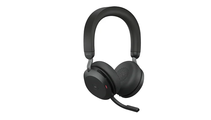 Бездротова гарнітура Jabra EVOLVE2 75 MS Stereo USB-A + База Black, фото № 1