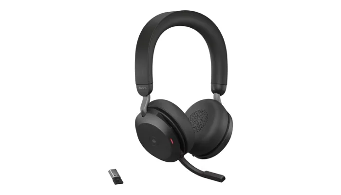 Бездротова гарнітура Jabra EVOLVE2 75 MS Stereo USB-C Black, фото № 2