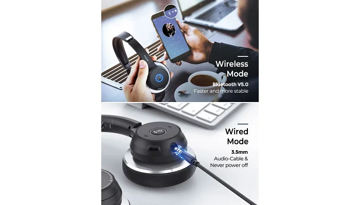 Бездротова гарнітура Mpow HC5 PRO Bluetooth, фото № 5
