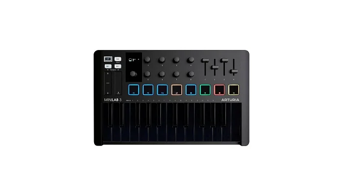 MIDI-клавиатура Arturia MiniLab 3 Deep Black Special Edition, фото № 1