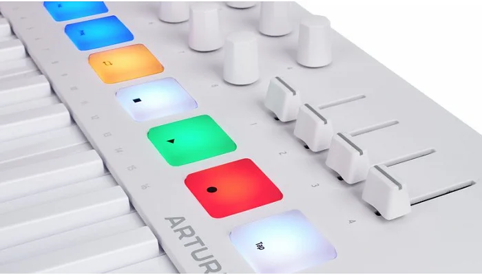 MIDI-клавіатура Arturia MiniLab 3 Alpine White Special Edition, фото № 10