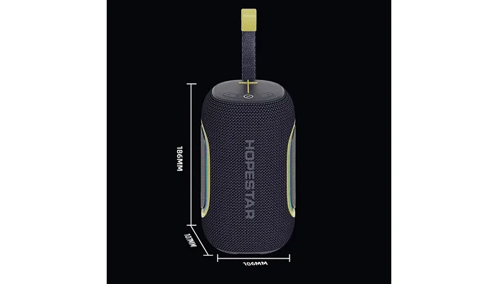 Беспроводная портативная Bluetooth колонка HOPESTAR P65, фото № 13