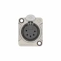 Роз'єм панельний XLR мама Roxtone RX5FD-NT 5-pin XLR female