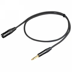 Мікрофонний кабель Jack 6.3 стерео тато - XLR тато PROEL CHL230LU2