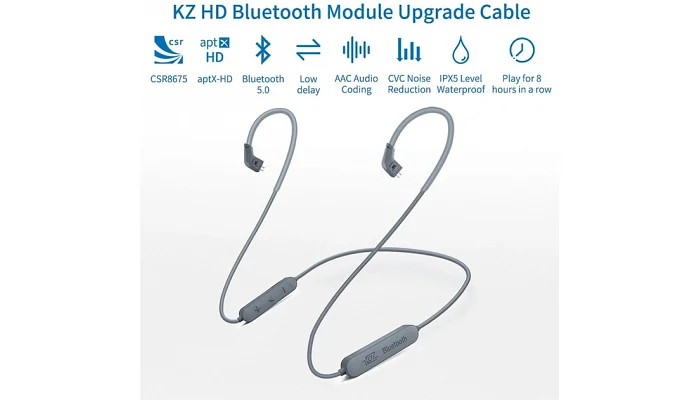 Bluetooth-модуль для навушників KZ APTX-HD, фото № 3
