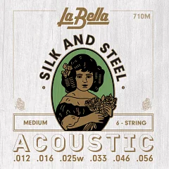 Струни для акустичної гітари La Bella 710M