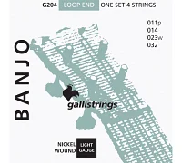 Струни для банджо Gallistrings G204