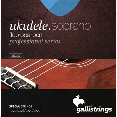 Струны для укулеле сопрано Gallistrings UX750