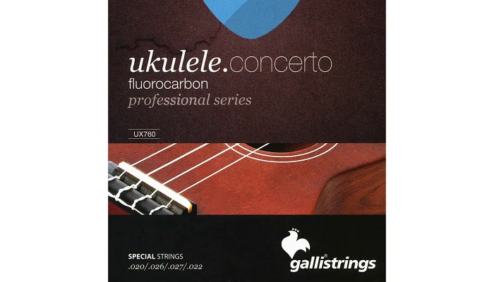 Струни для укулеле концерт Gallistrings UX760, фото № 1
