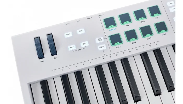 MIDI-клавіатура Arturia KeyLab Essential 88 White, фото № 10