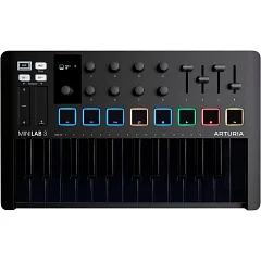 MIDI-клавіатура Arturia MiniLab 3 Deep Black + Arturia Analog Lab V