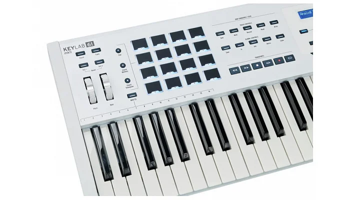 MIDI-клавиатура Arturia KeyLab 61 MkII White, фото № 9