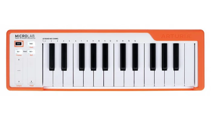 MIDI-клавіатура Arturia MicroLab (orange), фото № 1