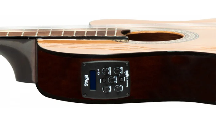 Электроакустическая гитара STAGG SCL60 TCE-NAT, фото № 5