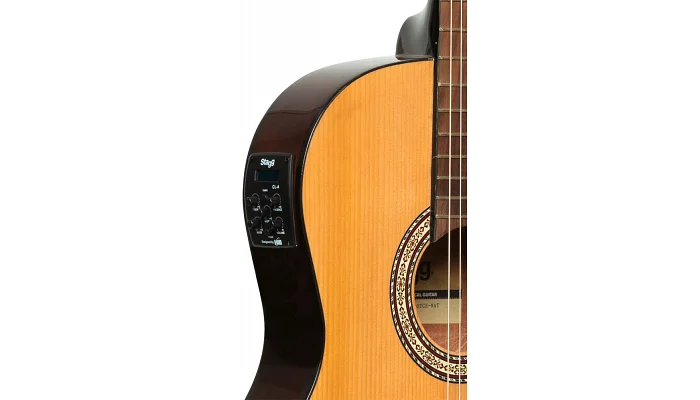Электроакустическая гитара STAGG SCL60 TCE-NAT, фото № 4