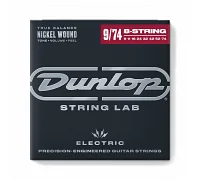 Струни для електрогітари DUNLOP DEN09748 NICKEL WOUND ELECTRIC GUITAR STRINGS 09-74