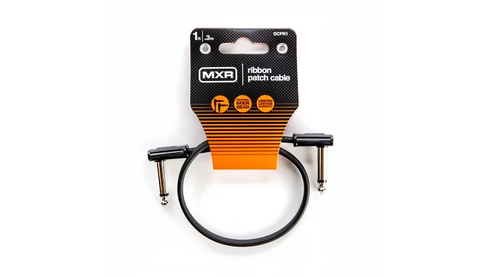 Інструментальний патч-кабель Jack 6.3 моно тато - Jack 6.3 моно тато MXR 1 FOOT RIBBON PATCH CABLE, фото № 1