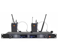 Радіосистема з двома наголовними мікрофонами Emiter-S TA-U19H