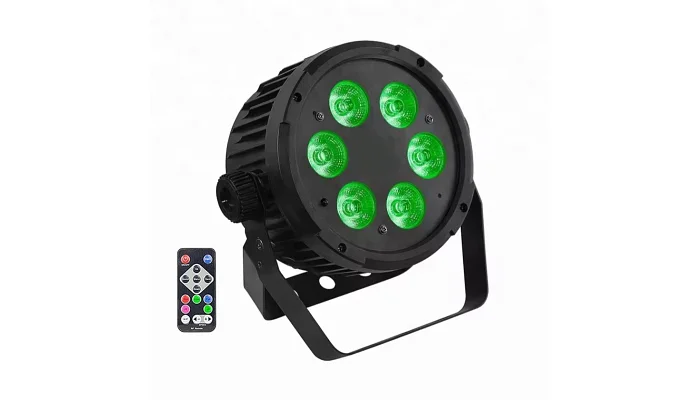 Автономный LED прожектор New Light BAT-1A LED PAR LIGHT 6*10W 6 в 1, фото № 1