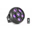 Светодиодный LED прожектор с пультом управления New Light BAT-5S LED MINI PAR LIGHT 6*1.5W RGB