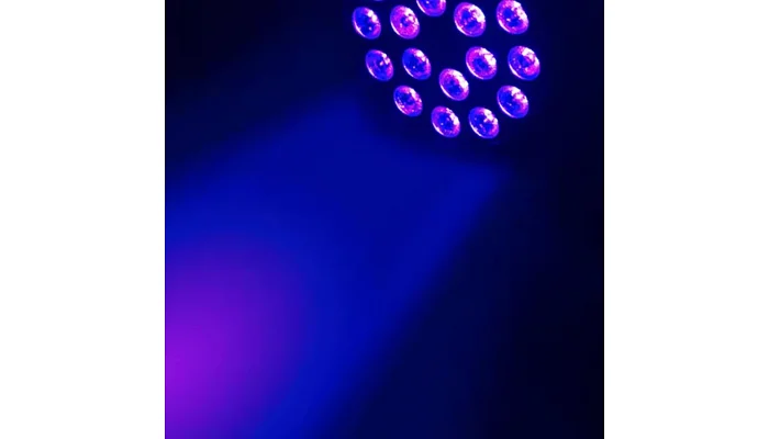 Светодиодный ультрафиолетовый LED прожектор New Light PL-62UV 18 UV LED Par Light, фото № 5