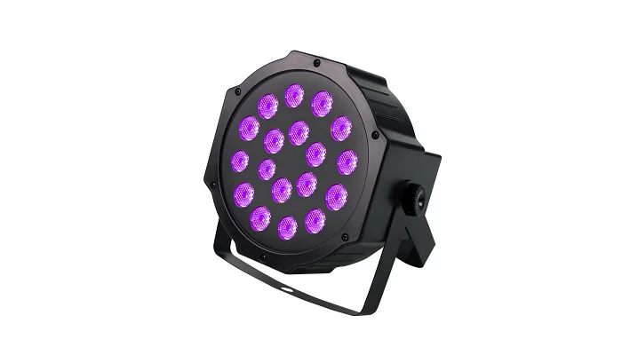 Светодиодный ультрафиолетовый LED прожектор New Light PL-62UV 18 UV LED Par Light, фото № 1