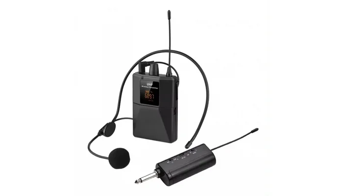 Портативная радиосистема с двумя наголовными микрофонами Emiter-S TA-U12, фото № 2