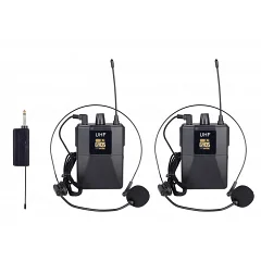Портативная радиосистема с двумя наголовными микрофонами Emiter-S TA-U12