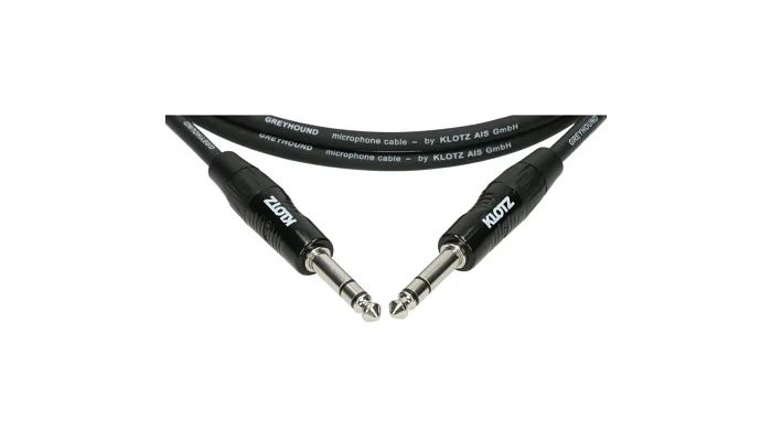 Мікрофонний кабель Jack 6.3 мм стерео тато - Jack 6.3 мм стерео тато KLOTZ GRG1P 3 M, фото № 3