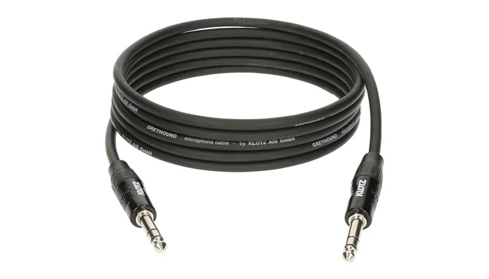 Мікрофонний кабель Jack 6.3 мм стерео тато - Jack 6.3 мм стерео тато KLOTZ GRG1P 3 M, фото № 2