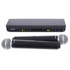 Радіосистема із двома ручними мікрофонами SHURE BLX288E/SM58-K3E