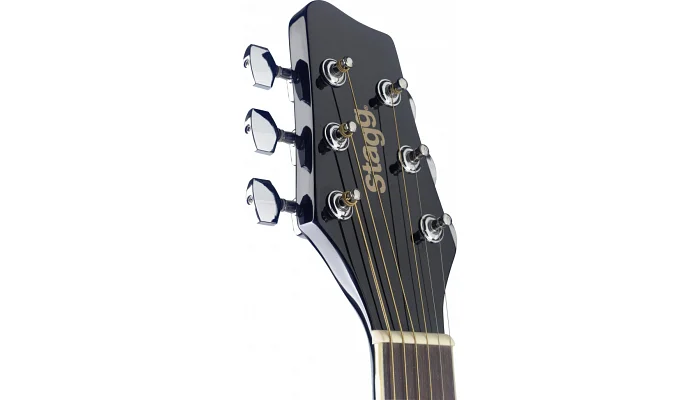 Электроакустическая гитара STAGG SA20ACE BLK, фото № 2