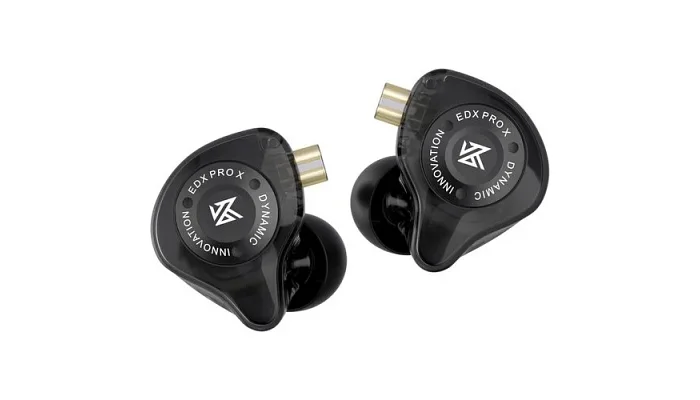 Вакуумные наушники KZ Audio EDX Pro X BLACK without mic, фото № 2
