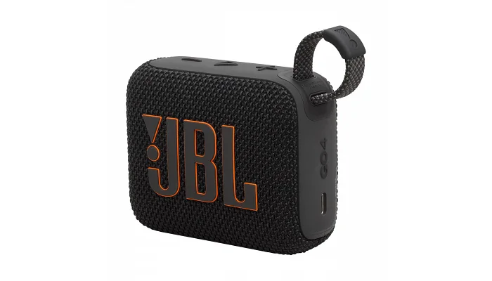 Бездротова портативна акустична система JBL GO 4 Black, фото № 3