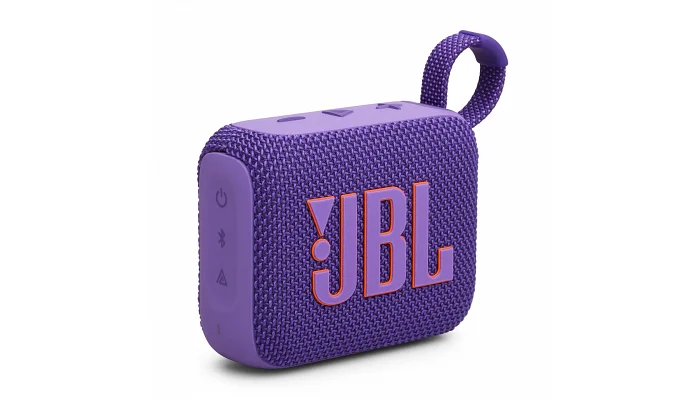 Бездротова портативна акустична система JBL GO 4 Purple, фото № 2