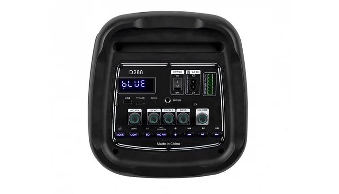 Автономна акустична система TMG TMS-208 (2MIC+USB+SD+BT), фото № 4