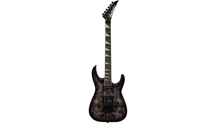 Электрогитара JACKSON JS SERIES JS32 DINKY ARCH TOP TRANSPARENT BLACK, фото № 1