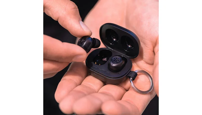 Беспроводные вакуумные TWS наушники JLAB JBuds Mini True Wireless Earbuds Black, фото № 8