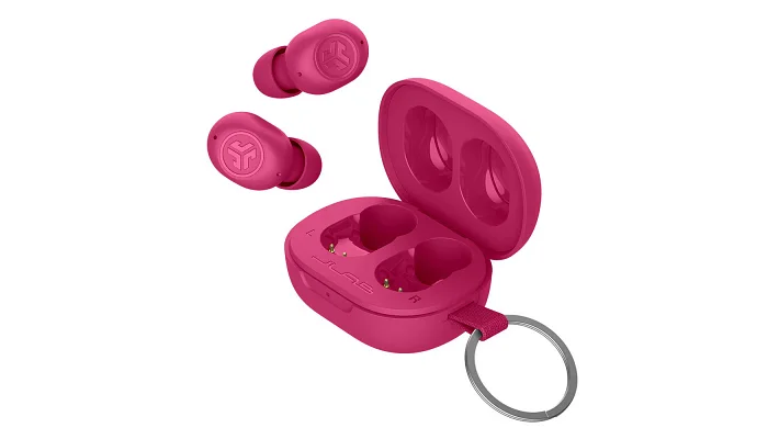 Бездротові вакуумні TWS навушники JLAB JBuds Mini True Wireless Earbuds Pink, фото № 3