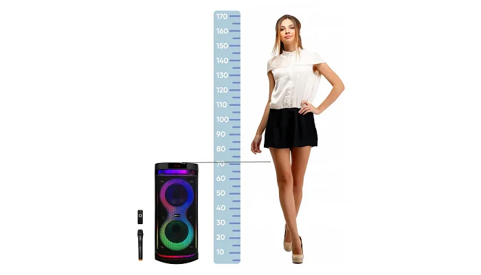 Автономна акустична система TMG ZXX-8850 (BT+1MIC+USB+SD+FM), фото № 2