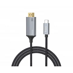 Кабель HDMI тато - тато HDMI - Type-C HOCO UA13