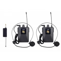 Портативная радиосистема с двумя наголовными микрофонами Emiter-S TA-U16