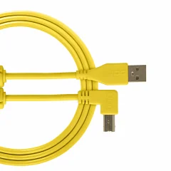 Цифровий кабель USB UDG Ultimate Audio Cable USB 2.0 AB Yellow Angled 1m