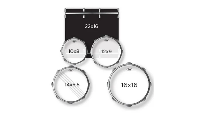 Акустична ударна установка Pearl RS-525SC/C707, фото № 6